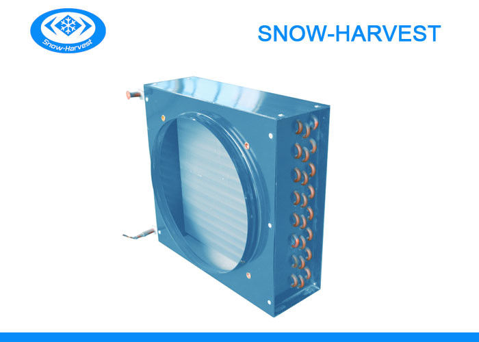 Galvanizli Sac ile Fin Tip Hava Soğutmalı Kondenser Yüksek Mukavemet Düşük Gürültü
